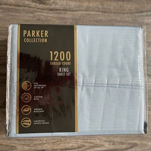 Parker 1200 Thread Count 4 Piece Sheet Set - King Size